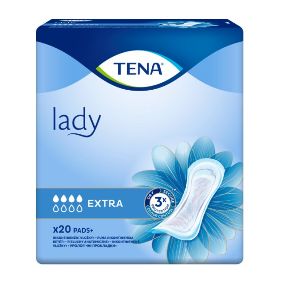 TENA lady extra מוצרי ספיגה Tena פד ספיגה לנשים